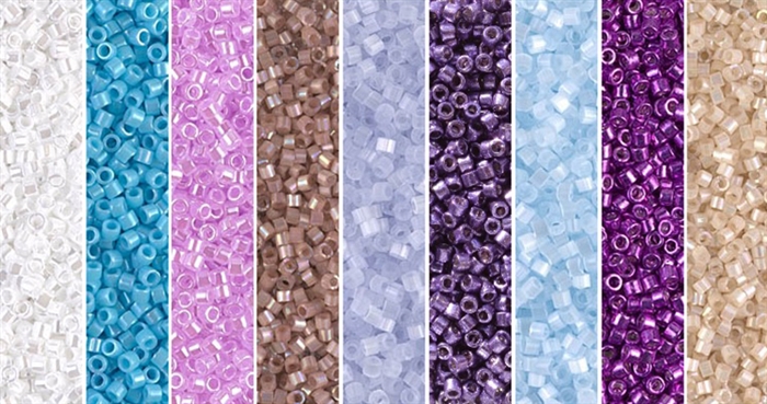 Winter Solstice Monday - Exclusive Mix of Miyuki Delica Seed Beads