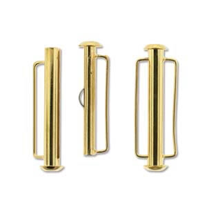 SBC315GP - Gold Plate Slide Bar Clasp - 31.5mm