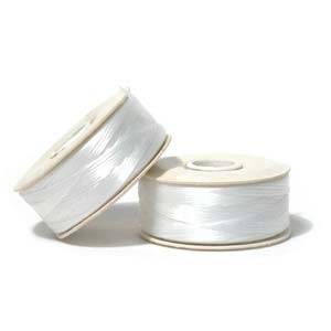 Size B Nymo White Bobbin