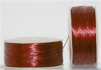 Size B Nymo Dark Red Bobbin