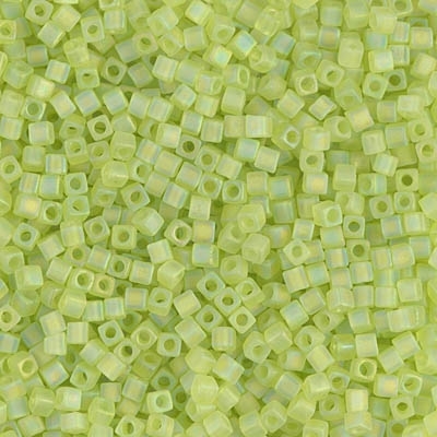 Miyuki Square 1.8MM Beads SBS0143FR TR MA Lime Green