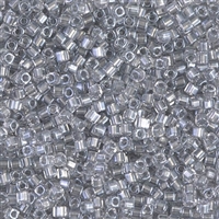 Miyuki Square 1.8MM Beads SBS0242 ICL Clear/Silver
