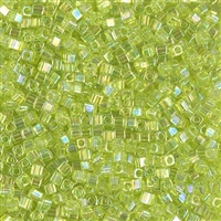 Miyuki Square 1.8MM Beads SBS0258 TR Lime Green