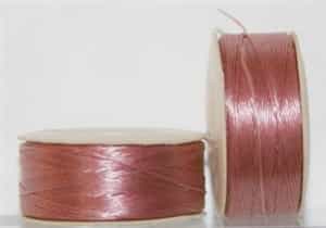 Size D Nymo Rosey Mauve Bobbin