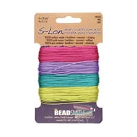 S-Lon Bead Cord Mix - Brights Mix