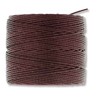 S-Lon Bead Cord - 77 Yard Spool - Burgundy