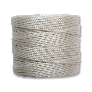 S-Lon Bead Cord - 77 Yard Spool - Cream