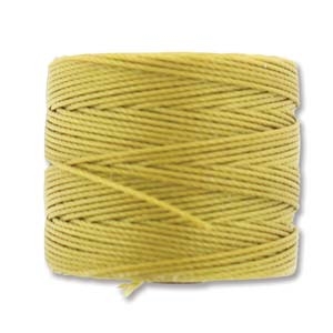 S-Lon Bead Cord - 77 Yard Spool - Light Maize