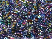 StormDuo-00030-95100 - 3x7mm StormDuo Beads - Crystal Magic Blue - 25 Count