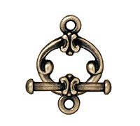 TierraCast : Clasp Set - Classic, Brass Oxide