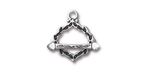 TierraCast : Clasp Set - Cathedral, Antique Silver