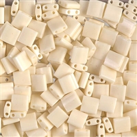 7.2 Grams TL491 Opaque Eggshell Miyuki Tila Beads