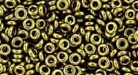 TN08-223 - 8/0 Toho Demi Round 3mm : Antique Bronze - Approx 7.4 Grams