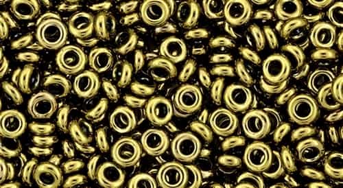 TN08-223 - 8/0 Toho Demi Round 3mm : Antique Bronze - Approx 7.4 Grams