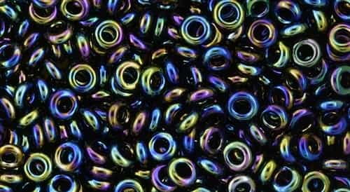 TN08-86 - 8/0 Toho Demi Round 3mm : Metallic Rainbow Iris - Approx 7.4 Grams