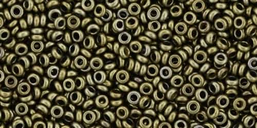 TN11-225 - 11/0 Toho Demi Round 2.2mm : Bronze Antique Gold - Approx 7.8 Grams