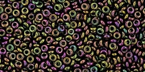 TN11-509 - 11/0 Toho Demi Round 2.2mm : Higher-Metallic Purple/Green Iris - Approx 7.8 Grams