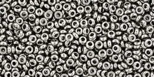 TN11-711 - 11/0 Toho Demi Round 2.2mm : Nickel - Approx 7.8 Grams