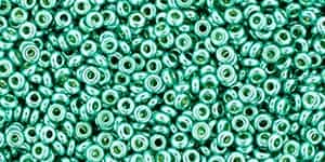 TN11-PF561 - TOHO - Demi Round 11/0 2.2mm Tube 2.5" : PermaFinish - Galvanized Green Tea - Approx 7.8 Grams