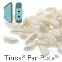 Tinos par Puca : TNS410-03000-14400 - Opaque White Luster - 25 Beads