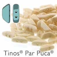 Tinos par Puca : TNS410-03000-14413 - Opaque BEIGE Luster - 25 Beads