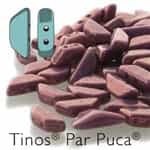 Tinos par Puca : TNS410-03000-15726 - Opaque Amethyst Gold - 25 Beads