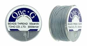 TOG-3 - Toho One-G Beading Thread : Gray - 50 Yards