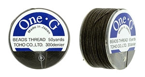 TOG-7 - Toho One-G Beading Thread : Brown - 50 Yards