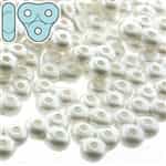 TRT-25001 - Trinity Beads 6x6mm - Pastel White - 25 Count