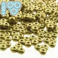 TRT-29418 - Trinity Beads 6x6mm - Matte Metalliclic Olivine - 25 Count