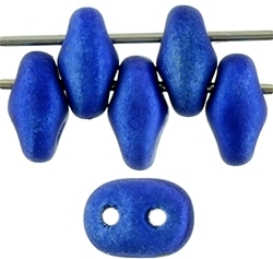 SuperDuo 2/5mm : 8 Grams - TSD-24303 Metalust - Matte - Crown Blue