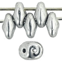 SuperDuo 2/5mm : 8 Grams - Silver