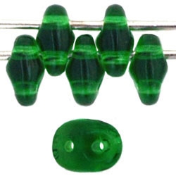 SuperDuo 2/5mm : 8 Grams - Green