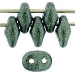 SuperDuo 2/5mm : 8 Grams - TSD-79051 Metallic Suede - Light Green