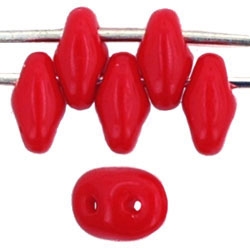 SuperDuo 2/5mm : 8 Grams - Opaque Red