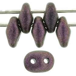 SuperDuo 2/5mm : 8 Grams - TSD-94106 Polychrome - Pink Olive