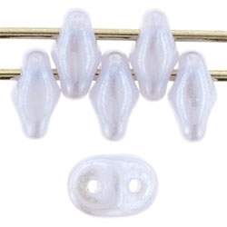 SuperDuo 2/5mm : 8 Grams - TSD-L21310 Luster - Milky Lavender