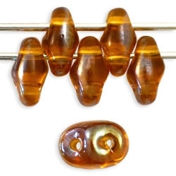 SuperDuo 2/5mm : 8 Grams - Topaz - Celsian