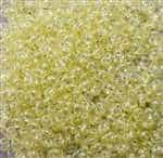 Twin Bead 2.5X5mm Crystal Pale Yellow Pearl - Approx 23 gram tube