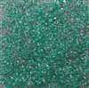 Twin Bead 2.5X5mm Crystal Green Color Lined - Approx 23 gram tube