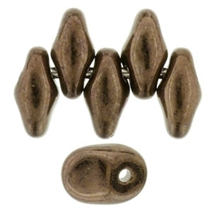 UN0523980-14415 - SuperUuo 2.5X5mm Jet Bronze - 25 Beads