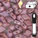 VDD-CW14494 - DiamonDuoâ„¢ 2-Hole Beads - 5x8mm - Chalk Light Rose - 12 Gram Vial (approx 80 pcs)