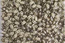 SUPERDUO BEADS 2.5x5mm 8 Grams  IVORY CAPRI BEAD