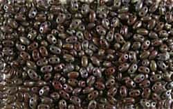 SUPERDUO BEADS 2.5x5mm 8 Grams CORNELIAN PICASSO