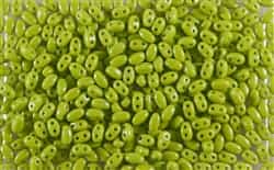 SUPERDUO BEADS 2.5x5mm 8 Grams OPAQUE GREEN