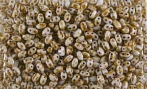 SUPERDUO BEADS 2.5x5mm 8 Grams BUTTER PECAN