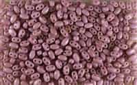 SUPERDUO BEADS 2.5x5mm 8 Grams JED RED LUSTER