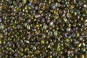 SUPERDUO BEADS 2.5x5mm 8 Grams MAGIC YELLOW BROWN