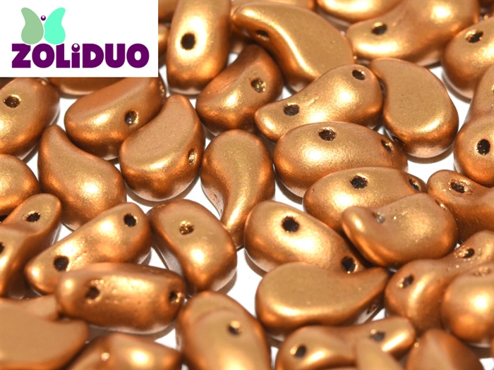 ZoliDuo-K0174-L - ZoliDuo 5x8mm - Brass Gold - Left Version - 12 count