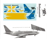 1:200 Bahamasair Boeing 737-200